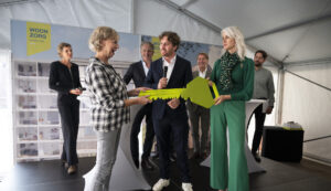 09-10-2024, Amsterdam, Opening Stadsveteraan. Heren5 architecten, Mona Keizer, foto en copyright Leonard Fäustle